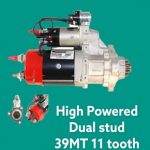 39MT starter motor dual stud