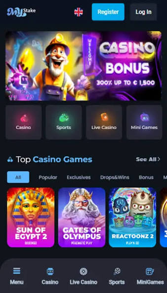 Empresa de juegos de azar MyStake